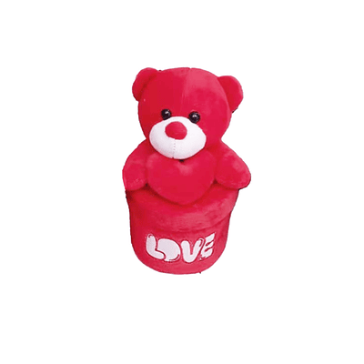 Peluche oso adorable de San Valentín 15*20cm Color Aleatorio