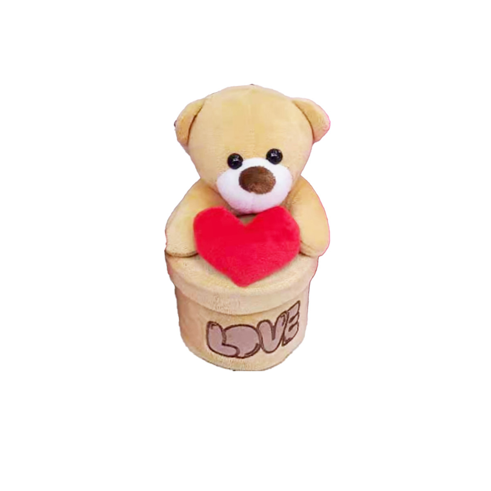 Peluche oso adorable de San Valentín 15*20cm Color Aleatorio