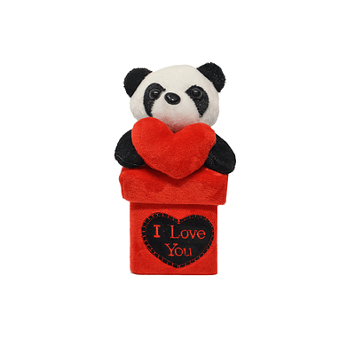 Peluche oso adorable de San Valentín 9*20cm Color Aleatorio