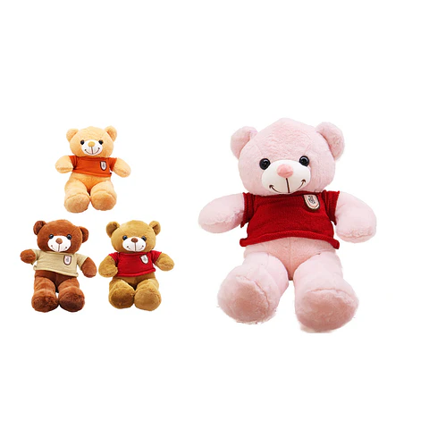 Peluche oso adorable 24*37cm Color Aleatorio
