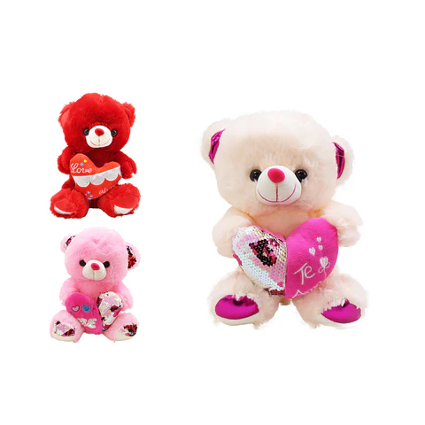 Peluche oso adorable 20*30cm Color Aleatorio