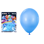Globos de látex celeste mate 35cm 25pcs