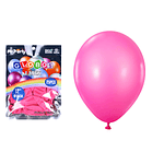 Globos de látex rojo rosa mate 35cm 25pcs