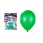 Globos de látex verde oscuro mate 35cm 25pcs