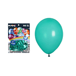 Globos de látex perlado turquesa 35cm 25pcs