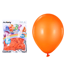 Globos de látex naranja mate 25cm 50pcs