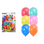 Globos de látex perlado colores surtidos 25cm 100pcs