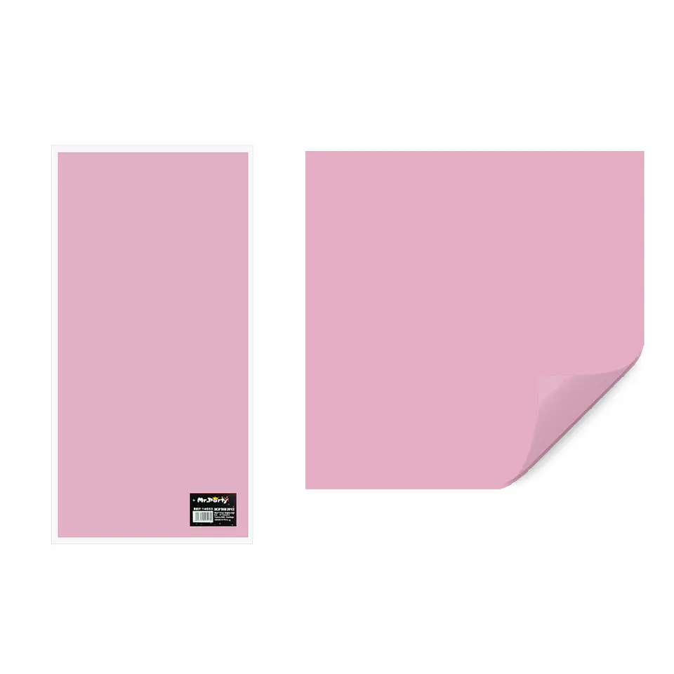 Papel coreano rosa claro 58cm*58cm 20pcs 1