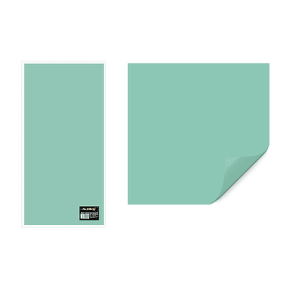 Papel coreano azul verde 58cm*58cm 20pcs