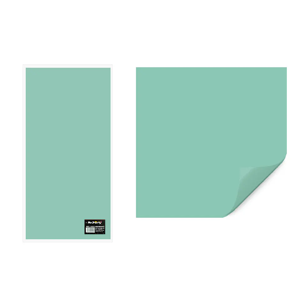 Papel coreano azul verde 58cm*58cm 20pcs 1