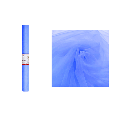 Rollo de tul estilo americano azul royal 48cm*10y