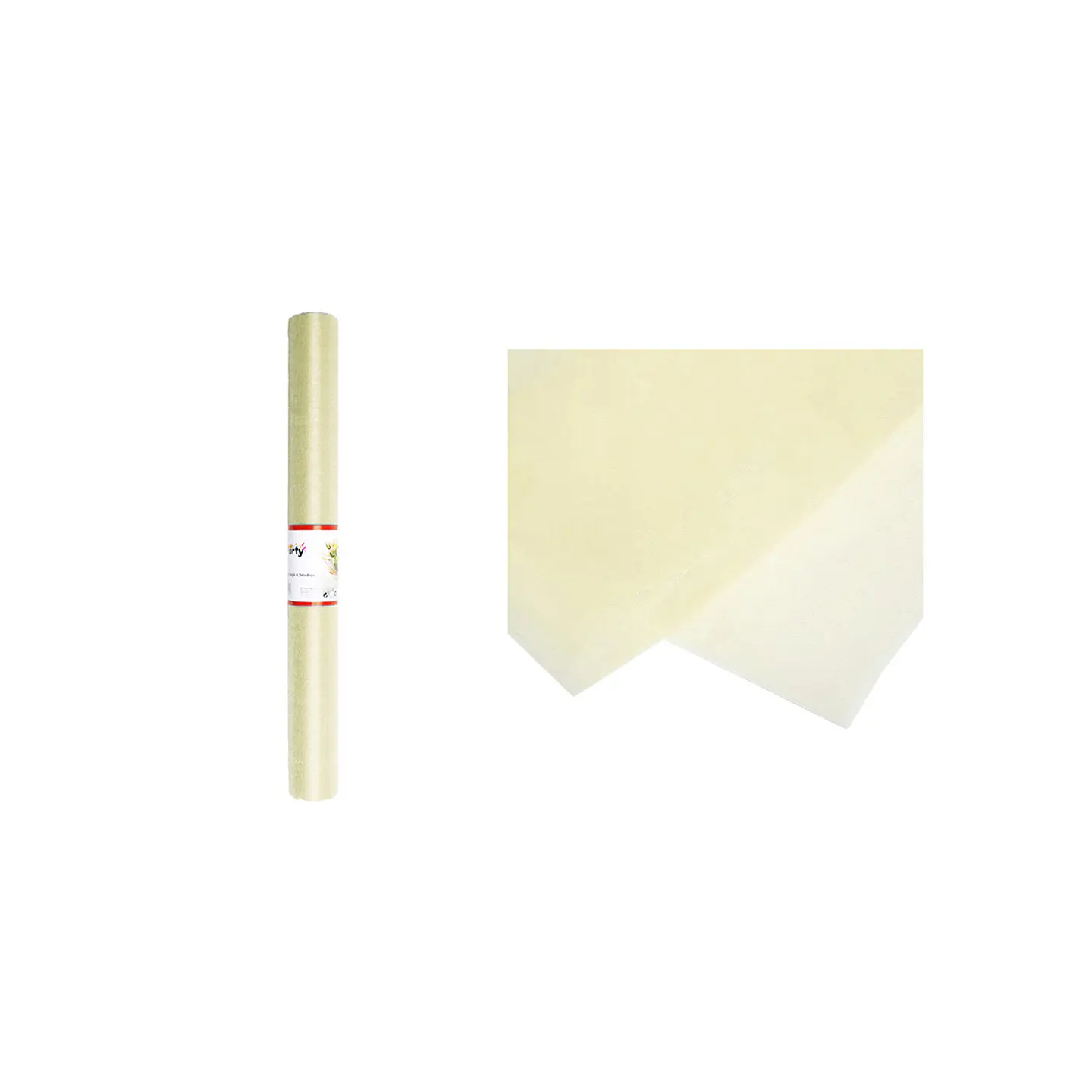Rollo de tul beige 48cm*4.5M 1