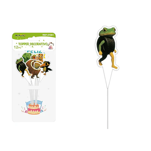 Cake Topper Brainrot 8.2cm 12pcs