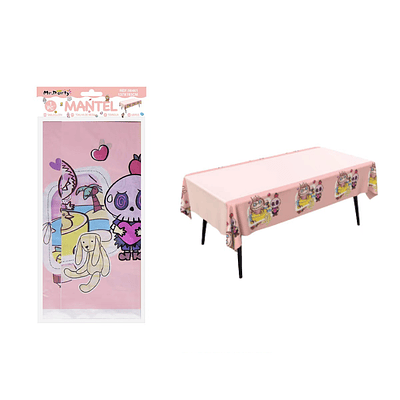 Mantel plástico con diseño Labubu 137*183cm