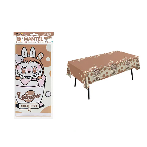 Mantel plástico con diseño Labubu 137*183cm