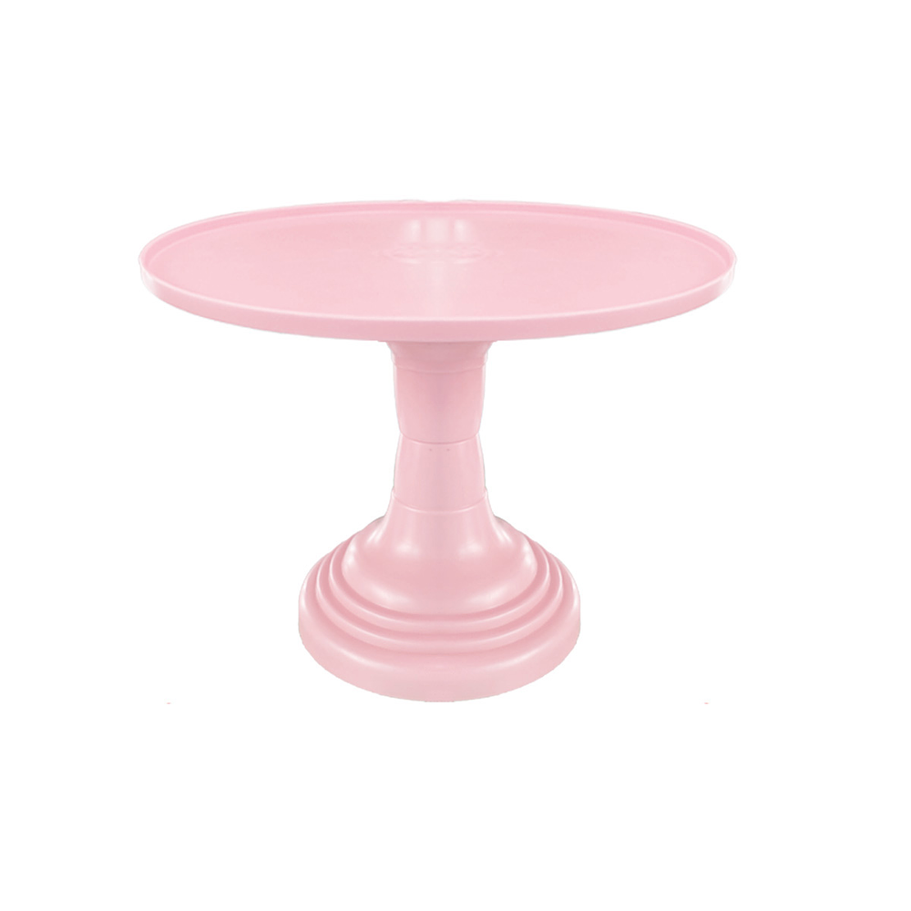 Soporte para torta de superficie plana rosa 250g