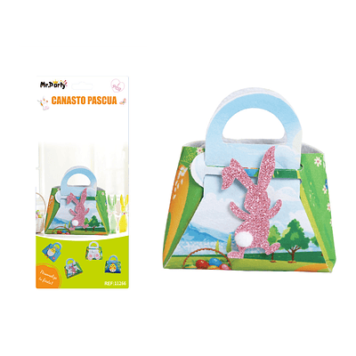 Canasta de conejo de Pascua