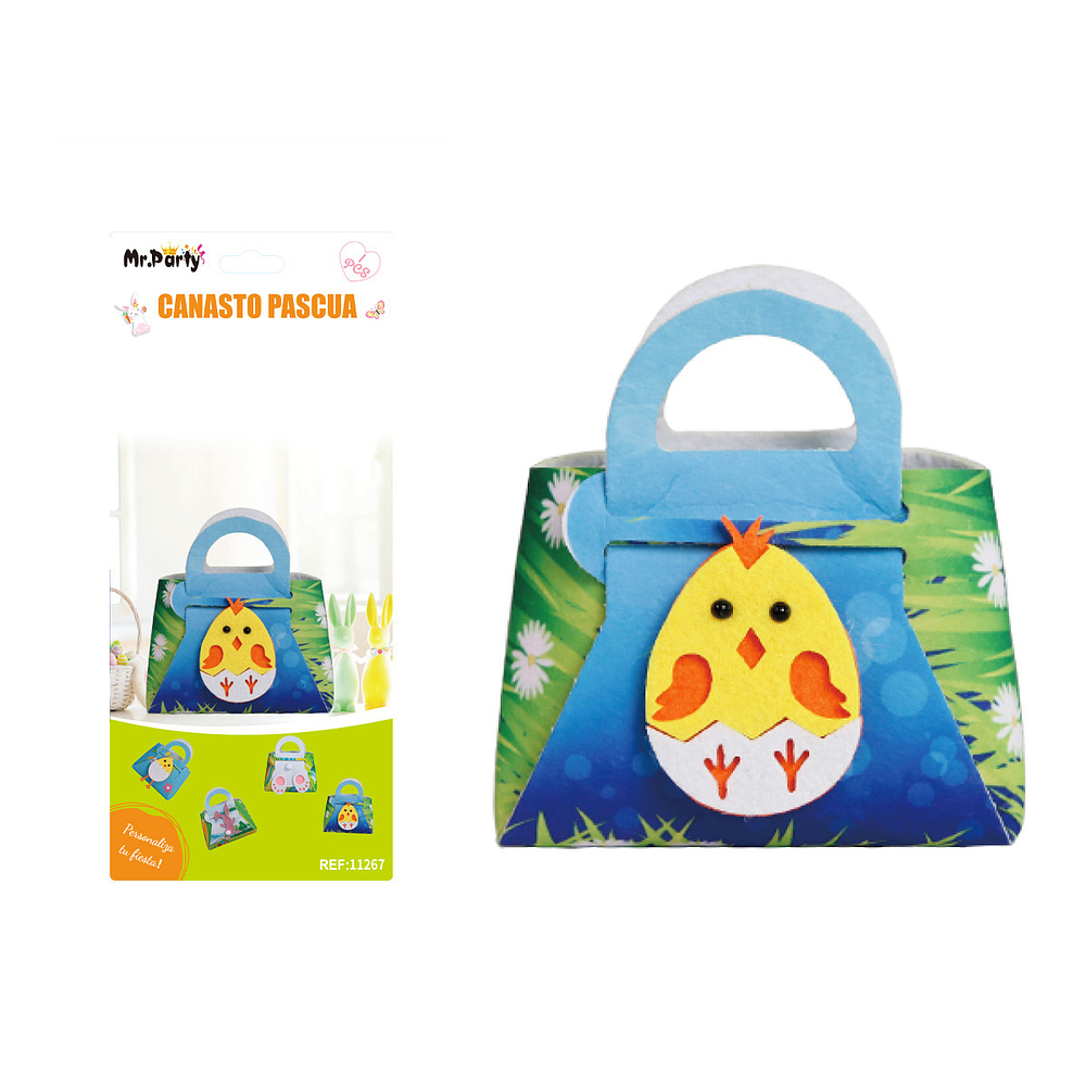 Canasta de pollito de Pascua