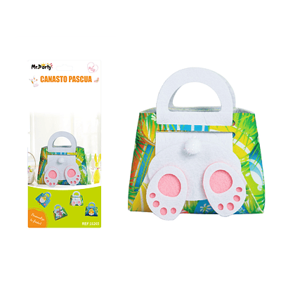 Canasta de conejo de Pascua