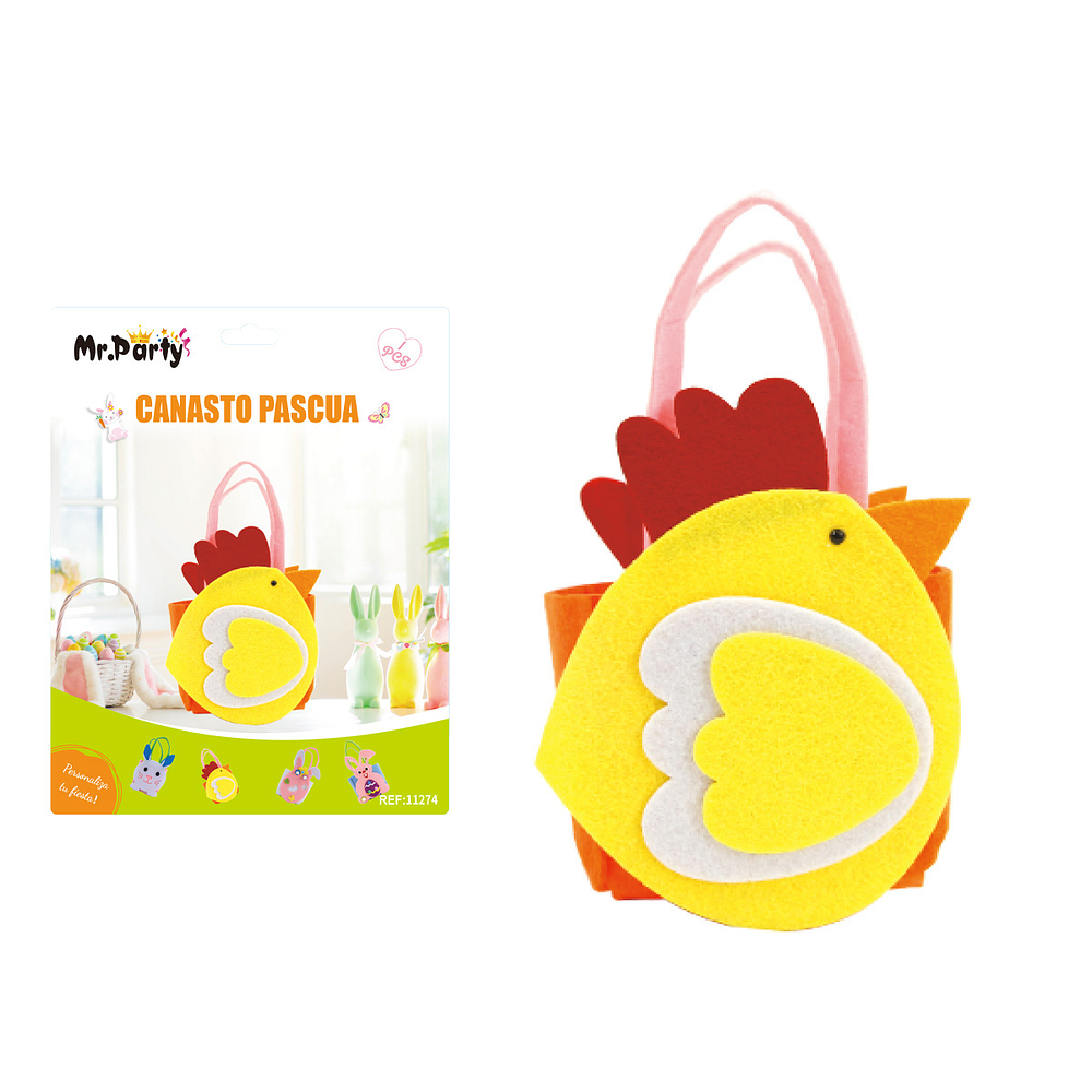 Canasta de pollito de Pascua