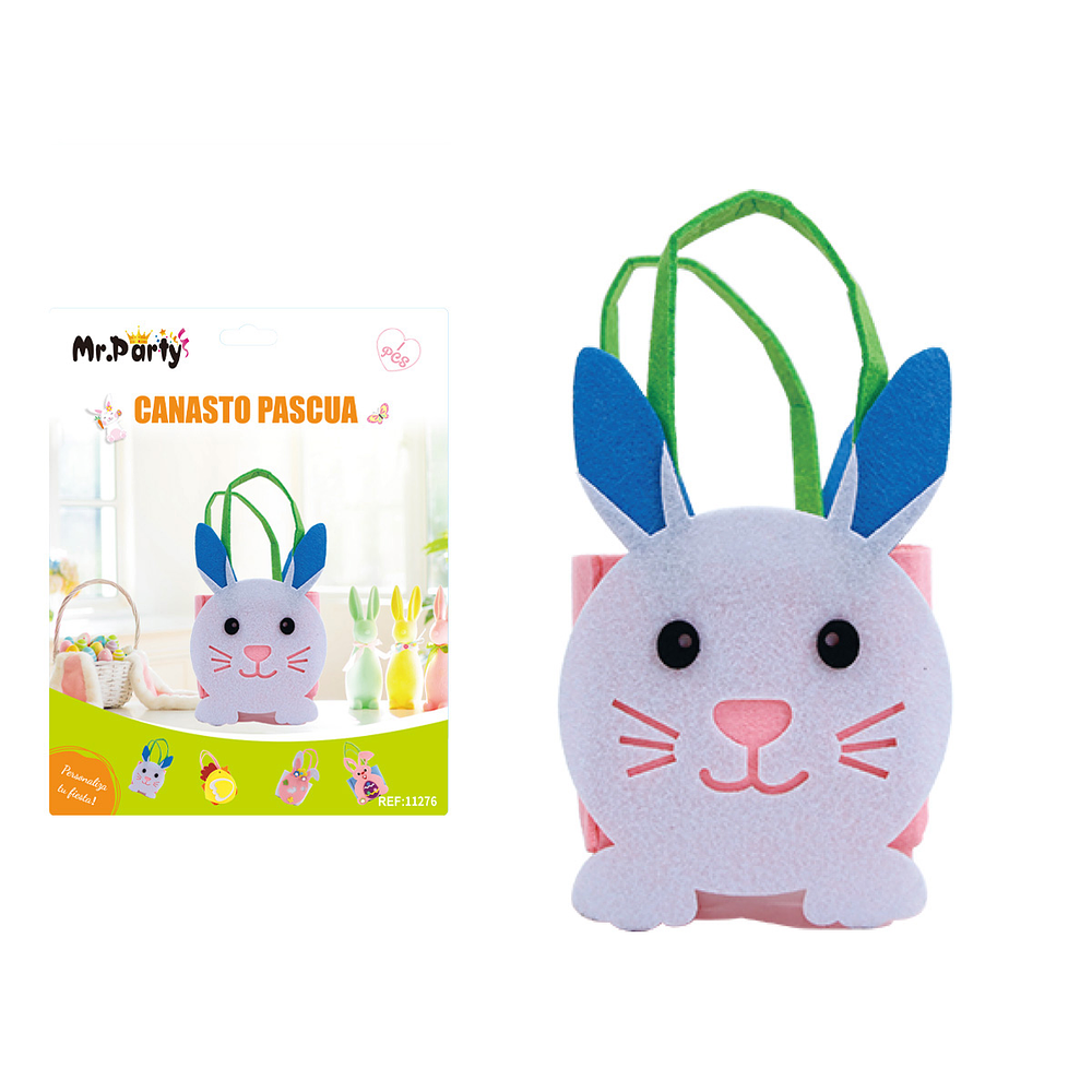 Canasta de conejo de Pascua