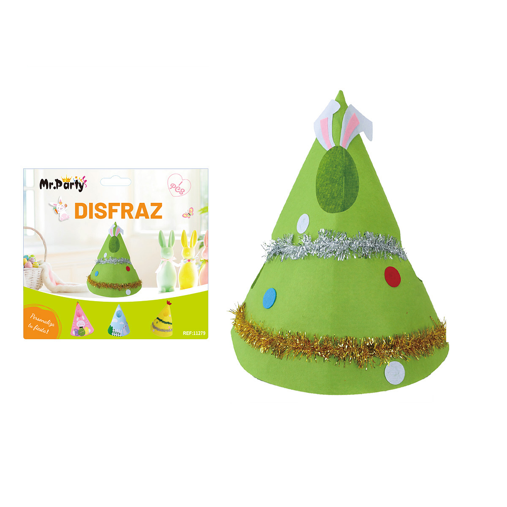 Disfraz de fieltro de Pascua color verde 70*85cm
