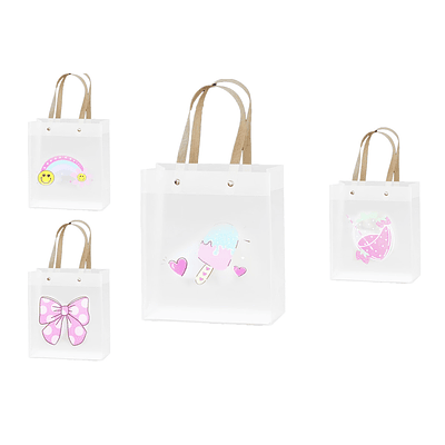 Bolsa de mano PP con diseño aleatorio 18.5*16*8cm