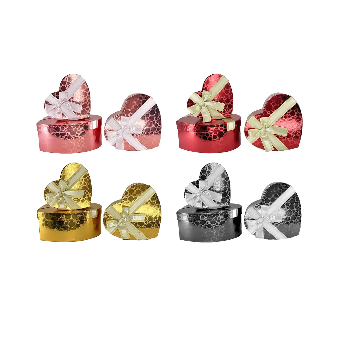 Set de cajas de regalos corazón Color Aleatorio 3pcs 1