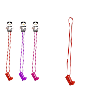 Collar con colgante de botas 84cm Color Aleatorio