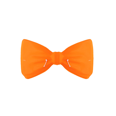 Corbatín naranja 13*7cm