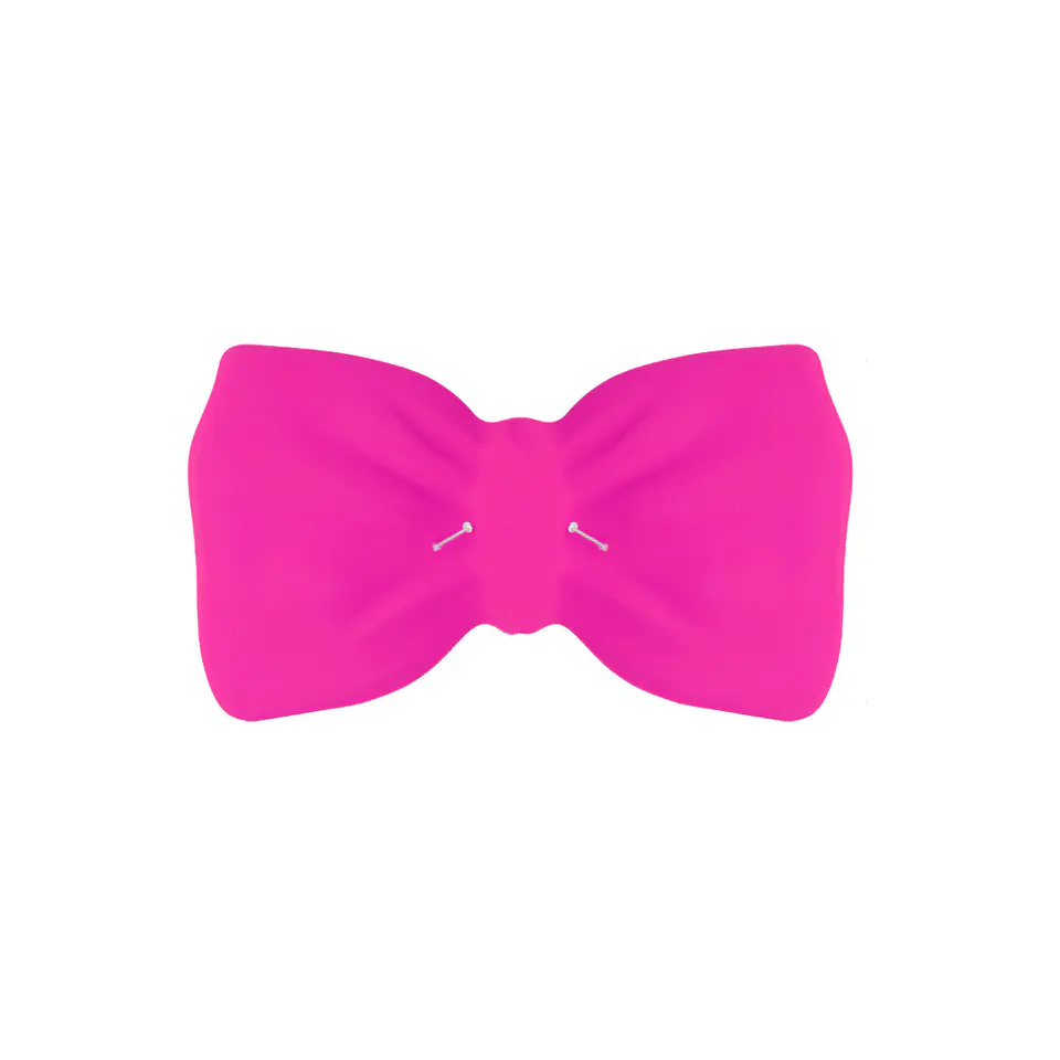 Corbatín rosa 20*10cm 12pcs 1