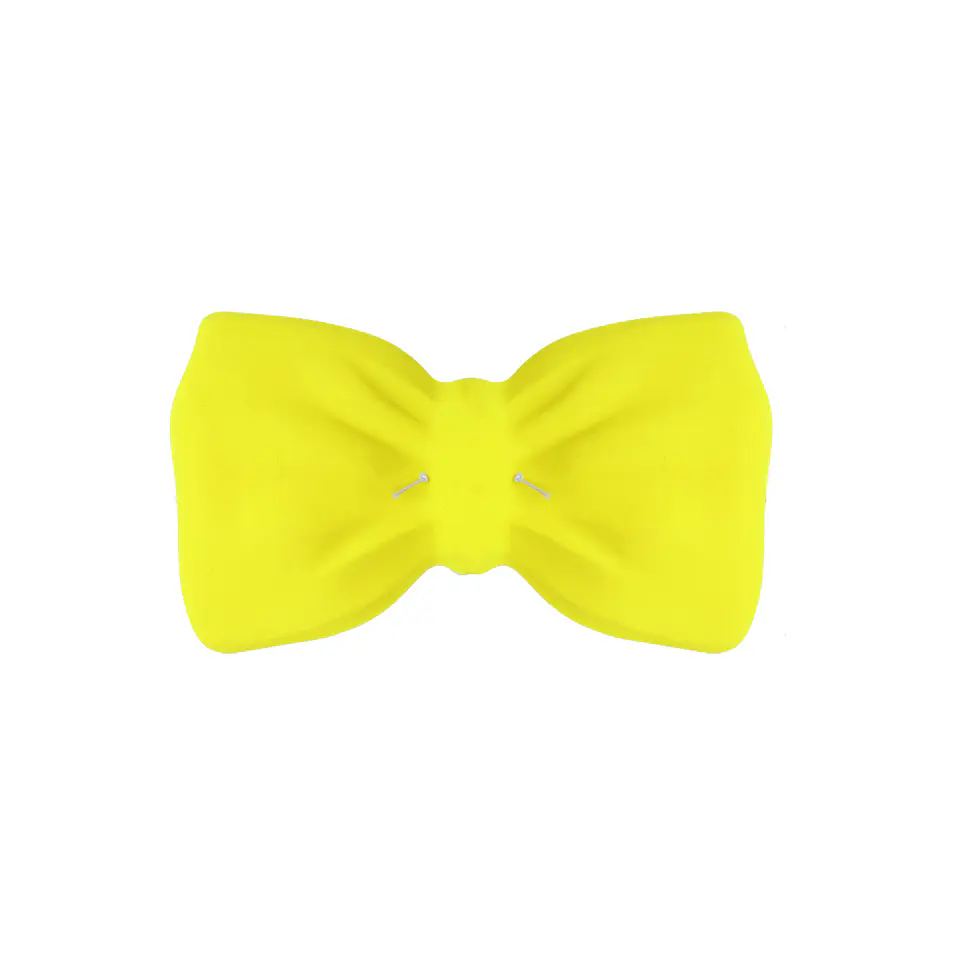 Corbatín amarillo 20*10cm 12pcs 1