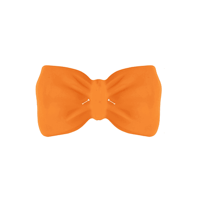 Corbatín naranja 20*10cm