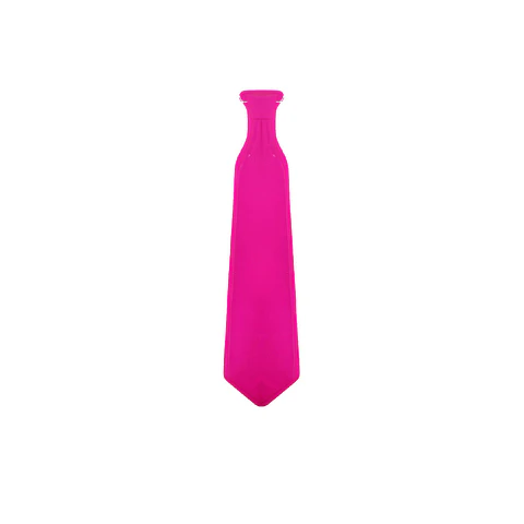 Corbata rosa 43*10cm 12pcs