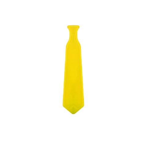 Corbata amarilla 43*10cm 12pcs