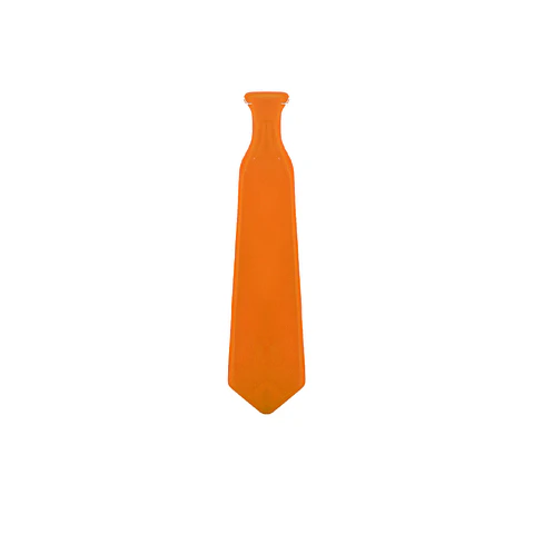 Corbata naranja 43*10cm 12pcs