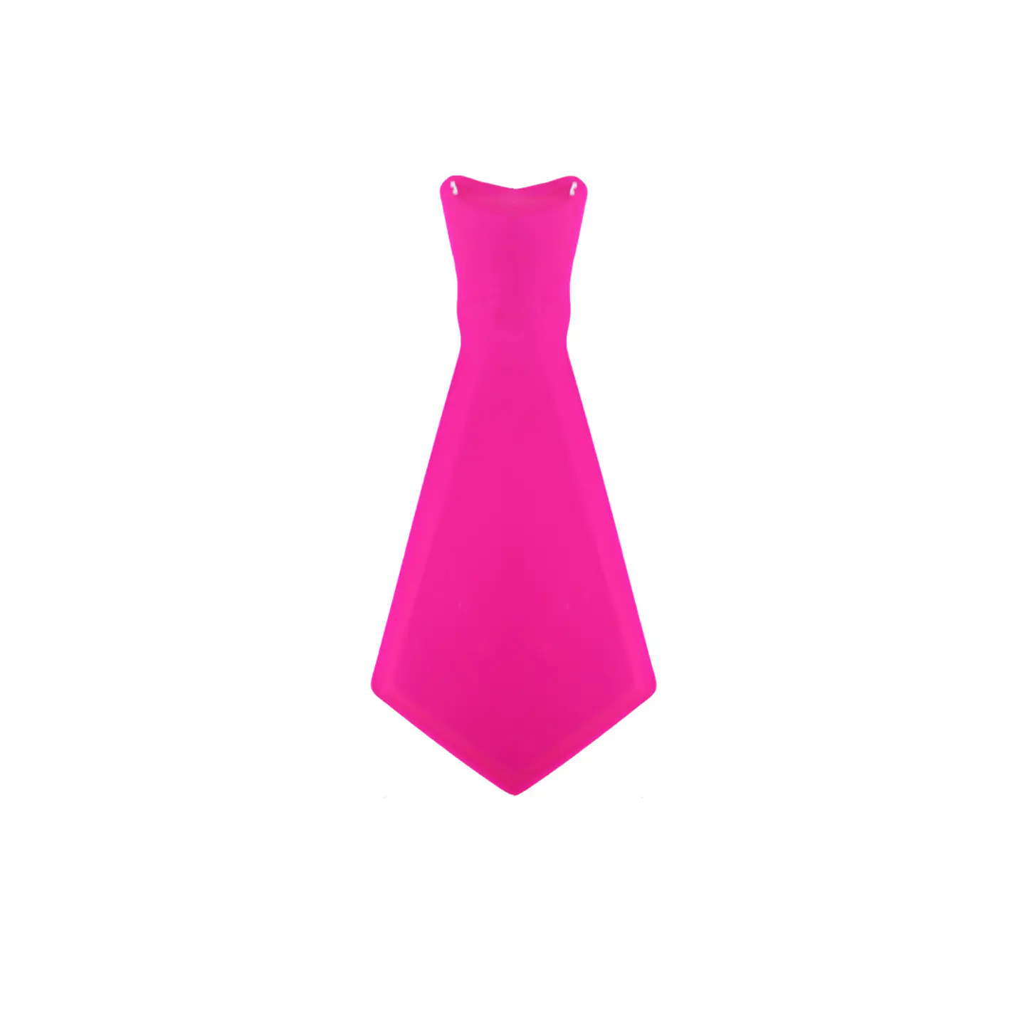 Corbata fluorescente rosa 31*14.5cm 12pcs 1