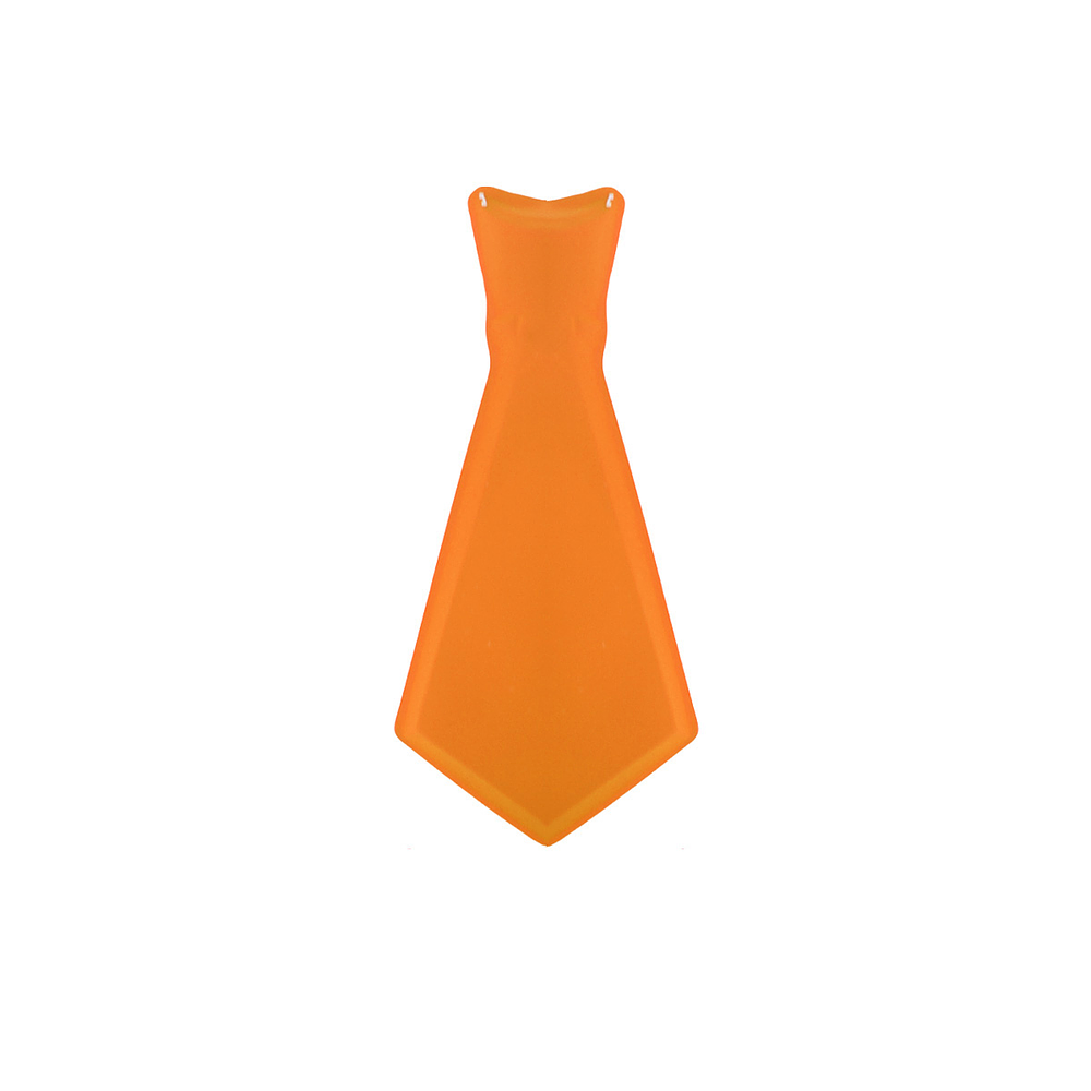Corbata fluorescente naranja 31*14.5cm