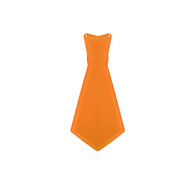 Corbata fluorescente naranja 31*14.5cm