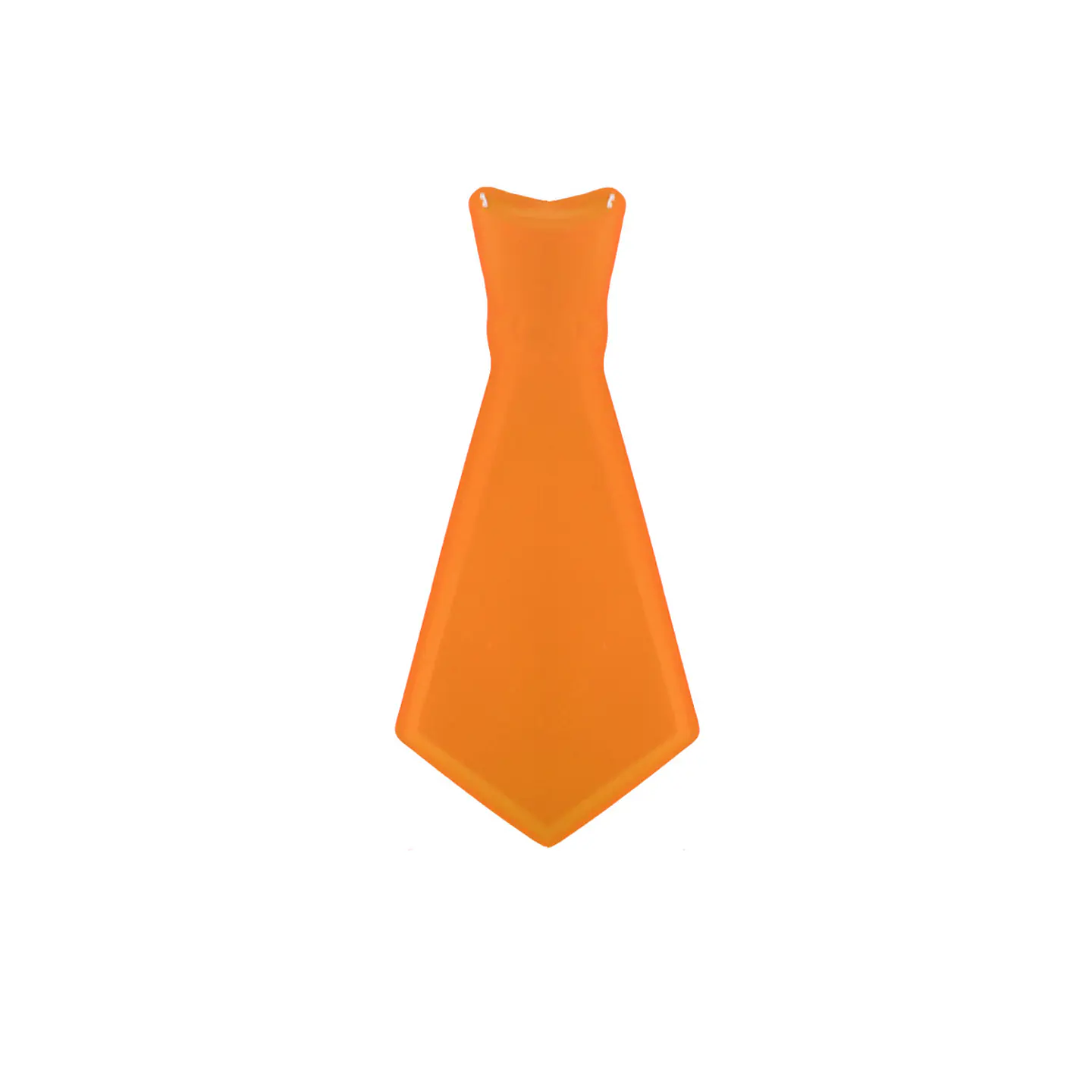 Corbata fluorescente naranja 31*14.5cm 12pcs 1