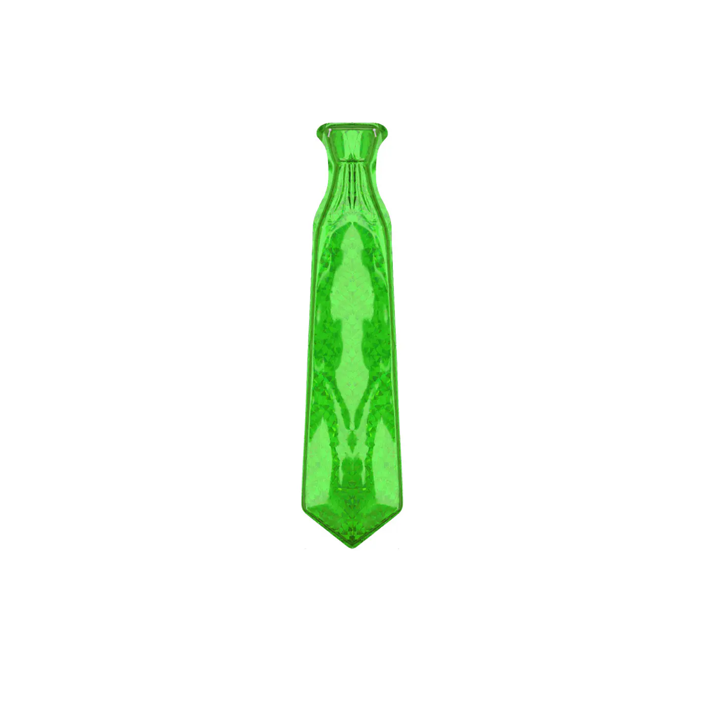 Corbata verde 20*10cm 12pcs 1