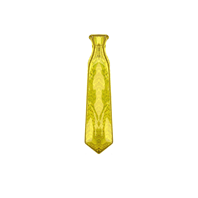 Corbata dorada 20*10cm