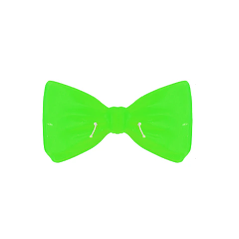 Corbatín verde 13*7cm 12pcs