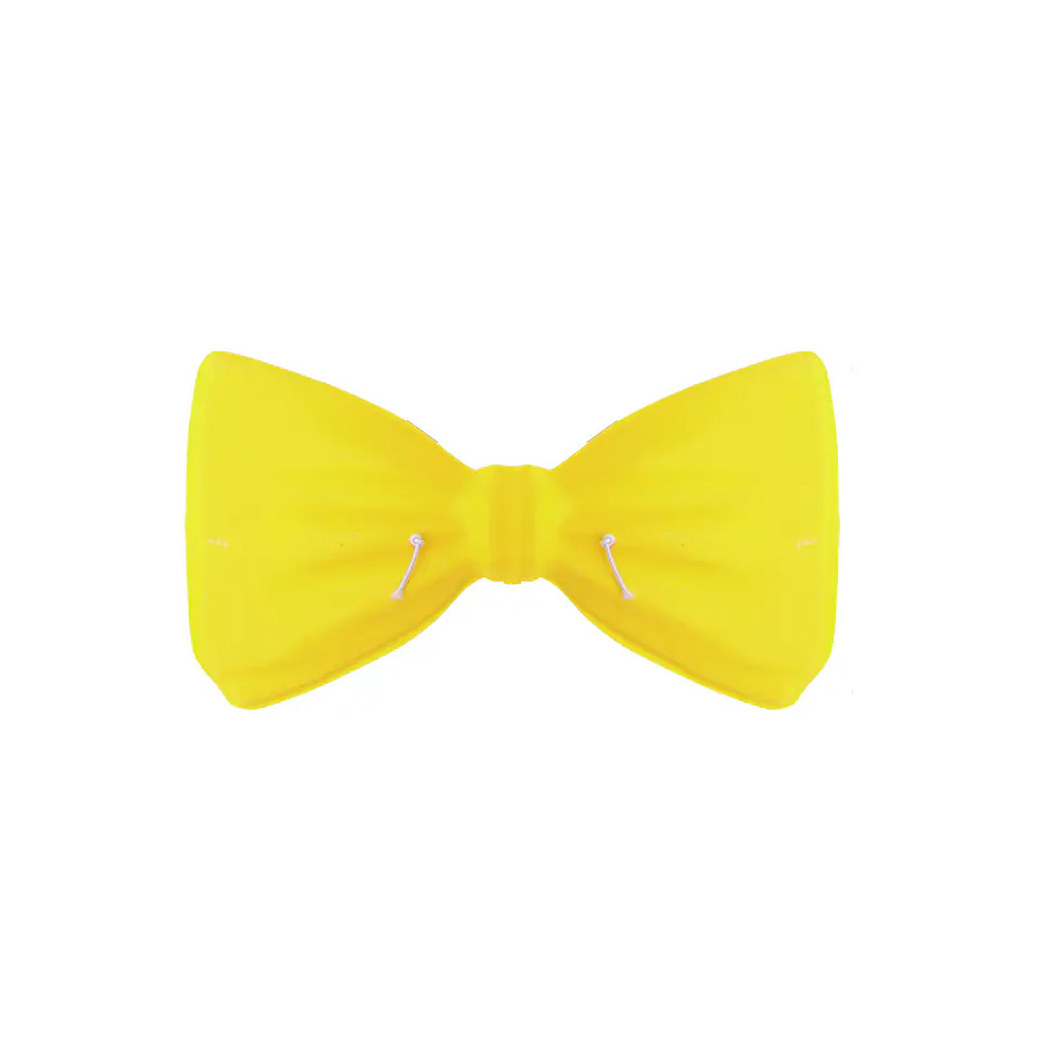 Corbatín amarillo 13*7cm 12pcs 1