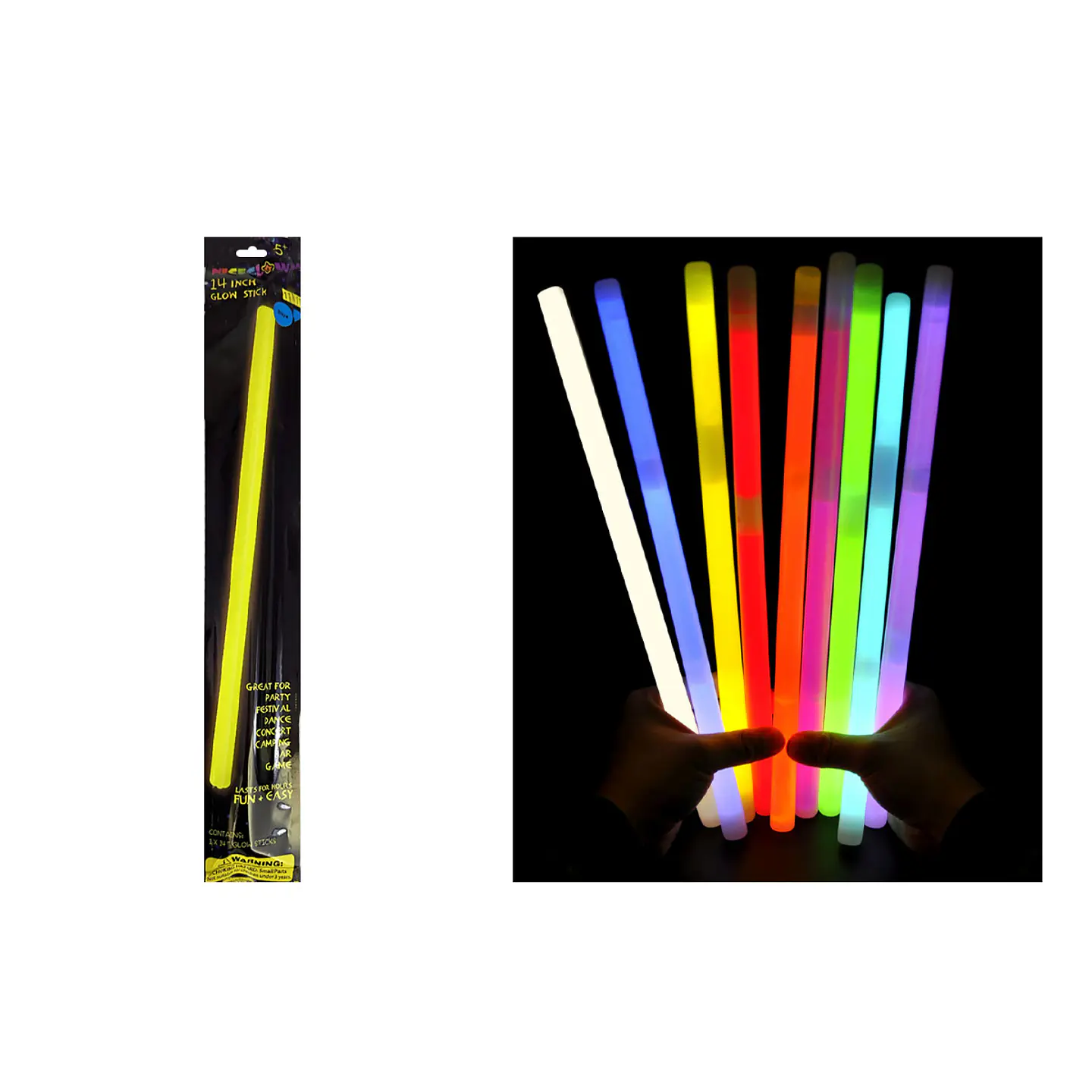 Varita fluorescente 14 pulgadas 1.5*35cm Color Aleatorio 1
