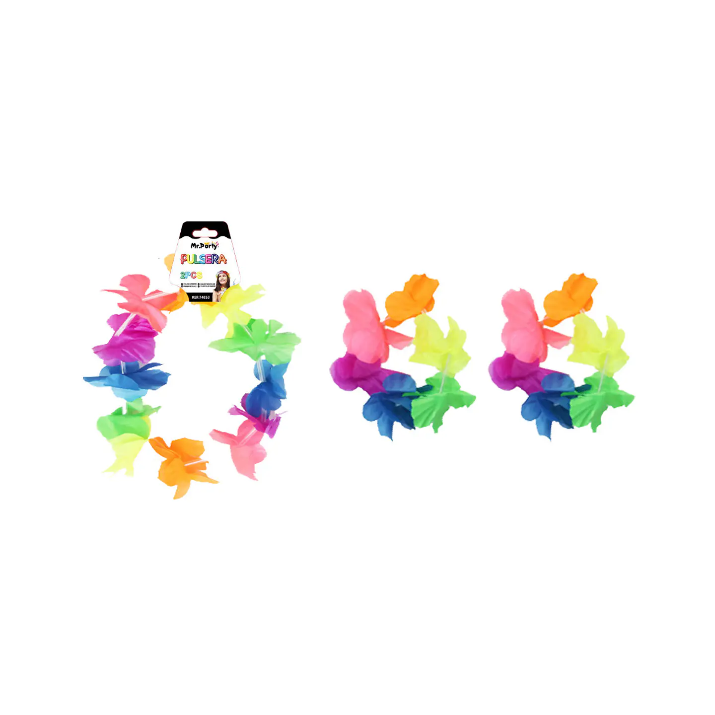 Pulseras multicolor 2pcs 1