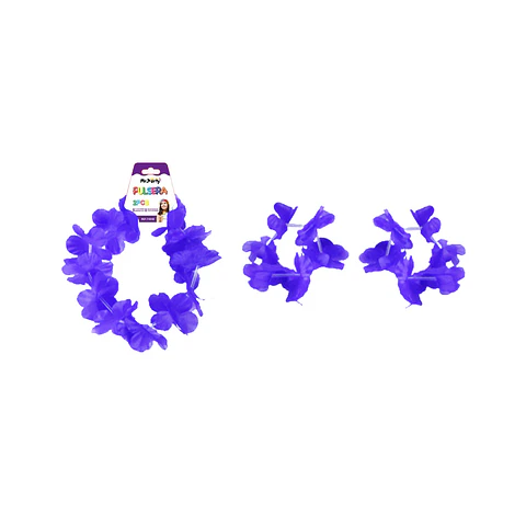 Pulseras morado oscuro 2pcs