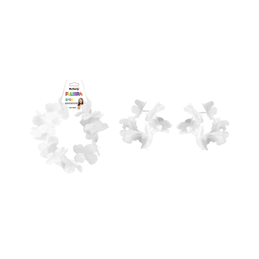Pulseras blanco 2pcs