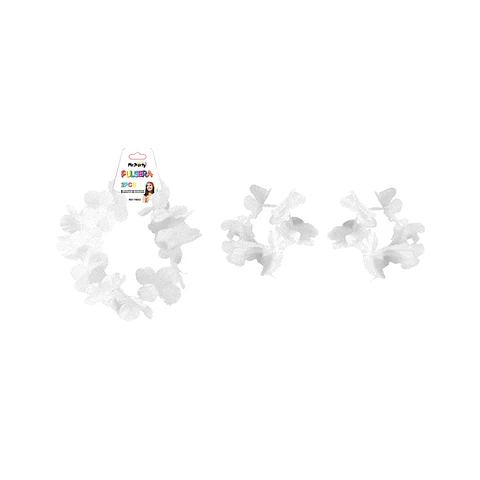 Pulseras blanco 2pcs