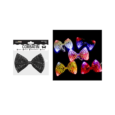 Corbatín negro de fiesta